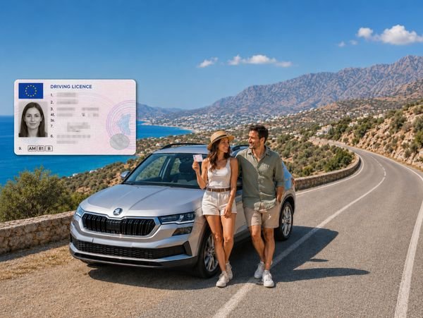 Validité du permis de conduire UE en Crète, Grèce