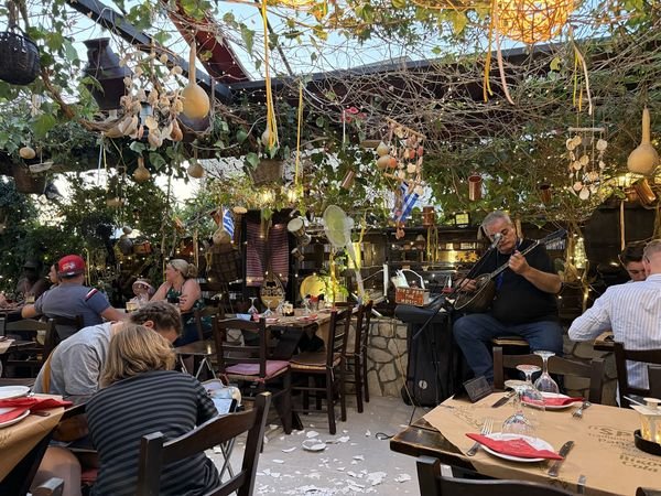 Spyros Taverna près de Gouves, en Crète